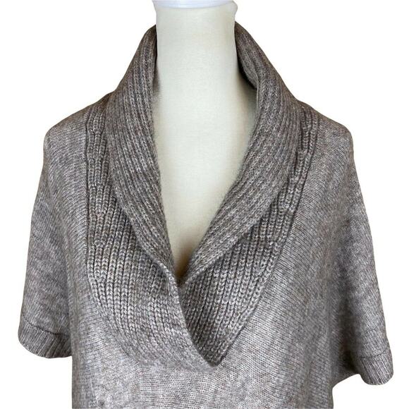 J. Crew Cropped City Sweater Alpaca Wool Beige S - Picture 3 of 7